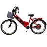 Bicicleta Elétrica - Street PAM - Cestinha - 800w 48v - Vermelha - Plug and Move - 1