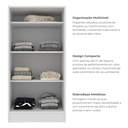 Ver imagem 6 de Armário Multiuso 2 Portas e 3 Prateleiras Vaticano