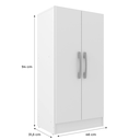 Ver imagem 3 de Armário Multiuso 2 Portas e 3 Prateleiras Vaticano