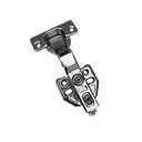 Ver imagem 2 de Kit 10x Dobradiça Curva com Pistão Inox - Calço Clip