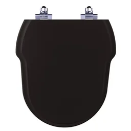 Tampa De Vaso Sanitario Com Amortecedor Hampton Preto Para Bacia Incepa Laufen - 1