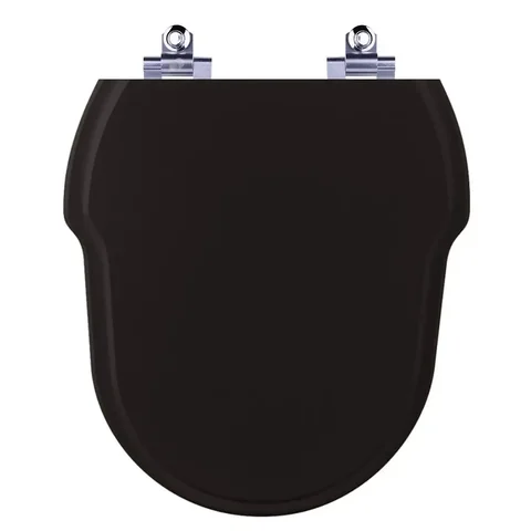 Tampa De Vaso Sanitario Com Amortecedor Hampton Preto Para Bacia Incepa Laufen
