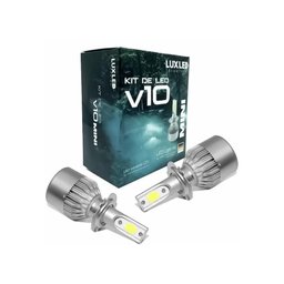 Kit Xenon Led Automotivo 6500k V10 20000 Lúmens 30w Luxled - H27 - 5