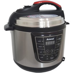 Panela de Pressão Elétrica Digital 5 Litros Timer Multifuncional Arroz Sopa Carne Amvox APS 005 - 1