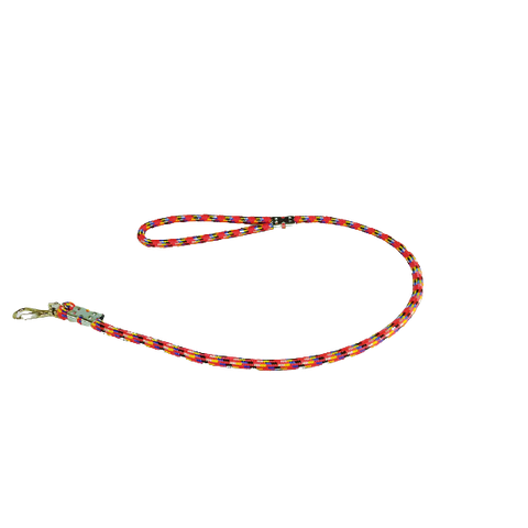 Guia para Cães em Corda 14mm X 60cm Vermelha/azul