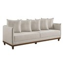 Ver imagem 1 de Sofá 4 Lugares Living M-169 Veludo Martins Creme