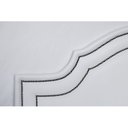 Ver imagem 4 de Cabeceira Queen Estofada para Cama Box com Tachas 160x60cm Provençal Luxo Dupla Branco/Fumê