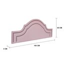 Ver imagem 3 de Cabeceira Queen Estofada para Cama Box com Tachas 160x60cm Provençal Luxo Dupla Rosa/Fumê