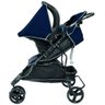 Carrinho de Bebê Evo Tutti Baby Azul + Suporte de Cabeça Almofadinha - 4