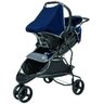 Carrinho de Bebê Evo Tutti Baby Azul + Suporte de Cabeça Almofadinha - 5