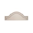 Ver imagem 2 de Cabeceira Queen Estofada para Cama Box com Tachas 160x60cm Provençal Luxo Dupla Branco Off White/Fumê