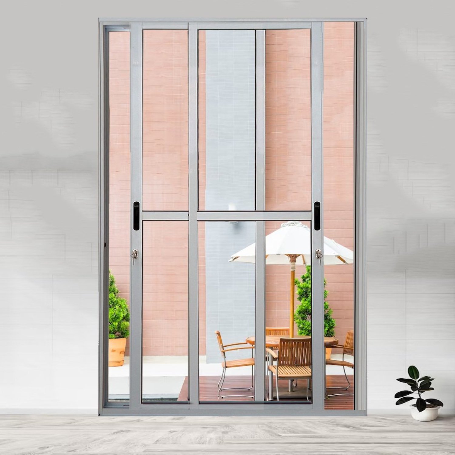 25 ideias de ABERTURAS EM ALUMÍNIO  porta de aluminio branco, portas de  madeira com vidro, janela de banheiro