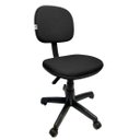 Ver imagem 1 de Cadeira Secretaria Giratória de Escritório com Regulagem de Altura em Jserrano Preto