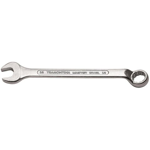 Chave Combinada 5/8" Tramontina com Corpo Forjado em Aço Especial Cromado Tramontina