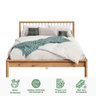 Cama Casal Queen de Madeira Moderna Apoana Madeirado Idimex - 6