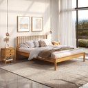 Ver imagem 6 de Cama Casal Queen de Madeira Moderna Apoana Madeirado Idimex
