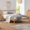 Ver imagem 3 de Cama Casal Queen de Madeira Moderna Apoana Madeirado Idimex