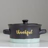 Caçarola Mini Panela com Tampa em Cerâmica Thankful - 1