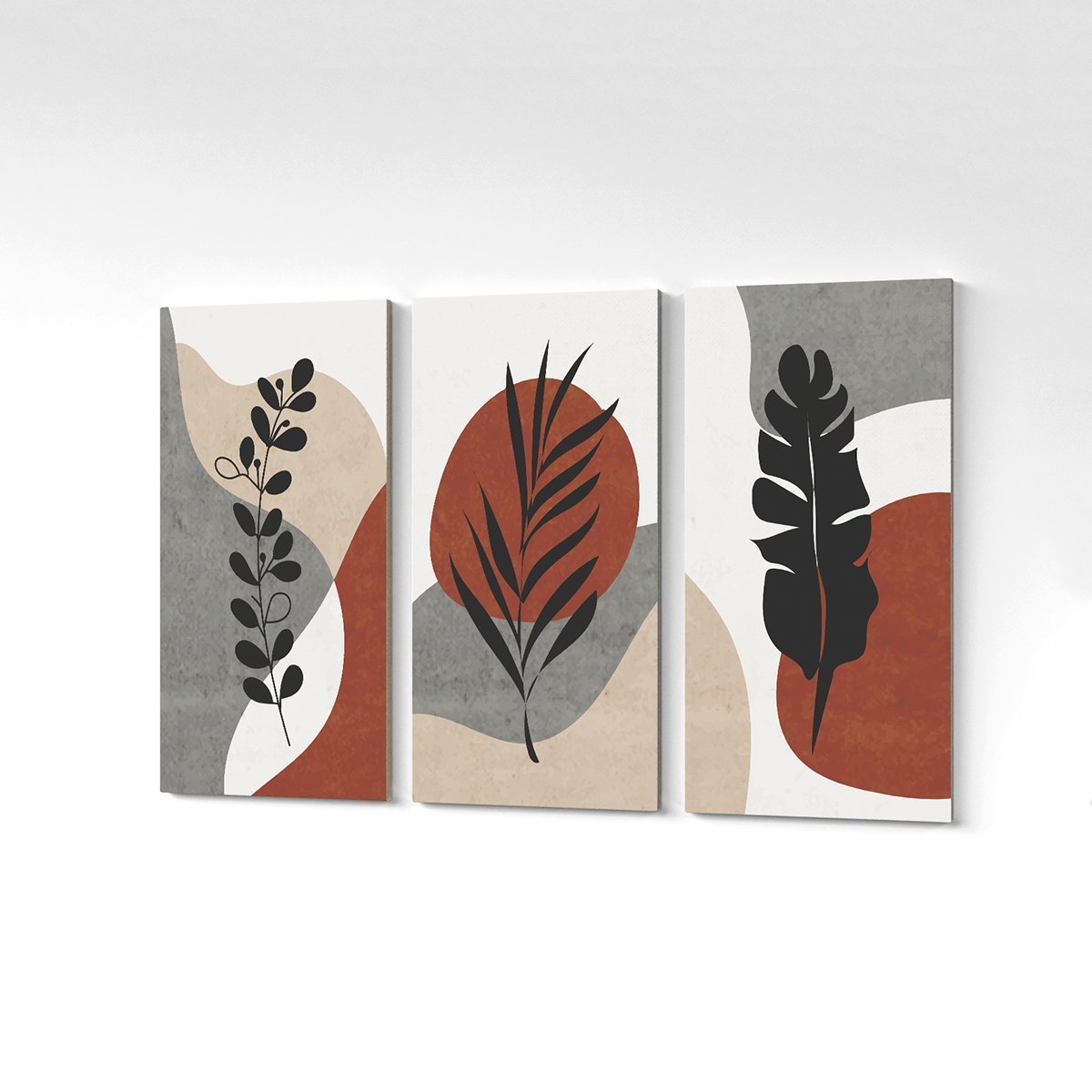 Quadro Decorativo Quarto Canvas Plantas Minimalista 125x65cm