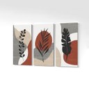Ver imagem 1 de Quadro Decorativo Quarto Canvas Plantas Minimalista 125x65cm