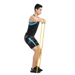 Kit Super Band Elástico Extensor Leve Médio e Forte Yangfit - 5