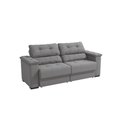 Ver mais imagens de Sofá Cama Kappesberg Stelo Veludo Titânio 230cm