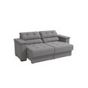Ver imagem 6 de Sofá Cama Kappesberg Stelo Veludo Titânio 230cm
