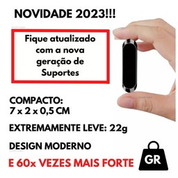 Suporte Celular Magnético Veicular Ímã Forte Seguro Prático - 5