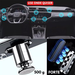 Suporte Celular Magnético Veicular Ímã Forte Seguro Prático - 2