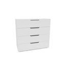 Ver imagem 2 de Cômoda Madri 4 Gavetas Branco - Politorno
