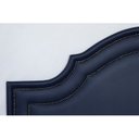 Ver imagem 4 de Cabeceira King Estofada para Cama Box com Tachas 193x60cm Provençal Luxo Dupla Azul