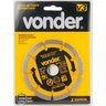 Disco de Corte Diamantado 110 Mm Furo de 20 Mm Segmentado V3 Vonder - 2