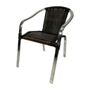 Ver imagem 2 de Conjunto Cadeiras Maresia Mesa Borda Trama Central Jardim Piscina Varanda Pedra Ferro Realize Decor