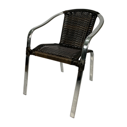 Conjunto Cadeiras Maresia Mesa Borda Trama Central Jardim Piscina Varanda Pedra Ferro Realize Decor - 2