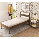 Ver imagem 2 de Quarto Solteiro 3 Peças CM8006 AZ1016 AZ1019 QT4 Nogal Branco Tecno Mobili