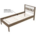 Ver imagem 3 de Quarto Solteiro 3 Peças CM8006 AZ1016 AZ1019 QT4 Nogal Branco Tecno Mobili
