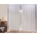 Ver imagem 3 de Cortina Microfibra com linho 2,80x2,30 Para Varão Simples:Palha