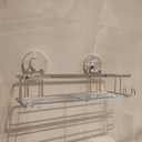 Ver imagem 6 de Suporte Porta Shampoo com Ventosa de Parede Banheiro Schmitt:Cromado