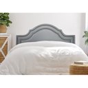 Ver imagem 1 de Cabeceira King Estofada para Cama Box com Tachas 193x60cm Provençal Luxo Dupla