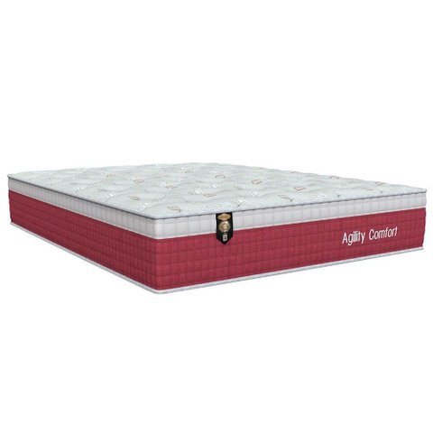 Colchão Queen Molas Ensacadas Masterpocket Agility Comfort Euro Pillow (158x198x33) - Orthoflex