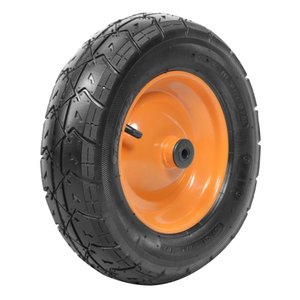 Pneu com Câmara 3.5-8 e Roda Tramontina de Carrinho de Mão