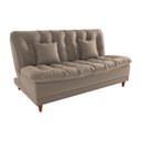 Ver imagem 1 de Sofá Cama Day 185cm Reclinável Manual Veludo Capuccino - Sallar Home