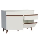 Ver imagem 4 de Balcão de Pia Madesa Reims 2 Portas e 1 Gaveta Branco Cor:Branco