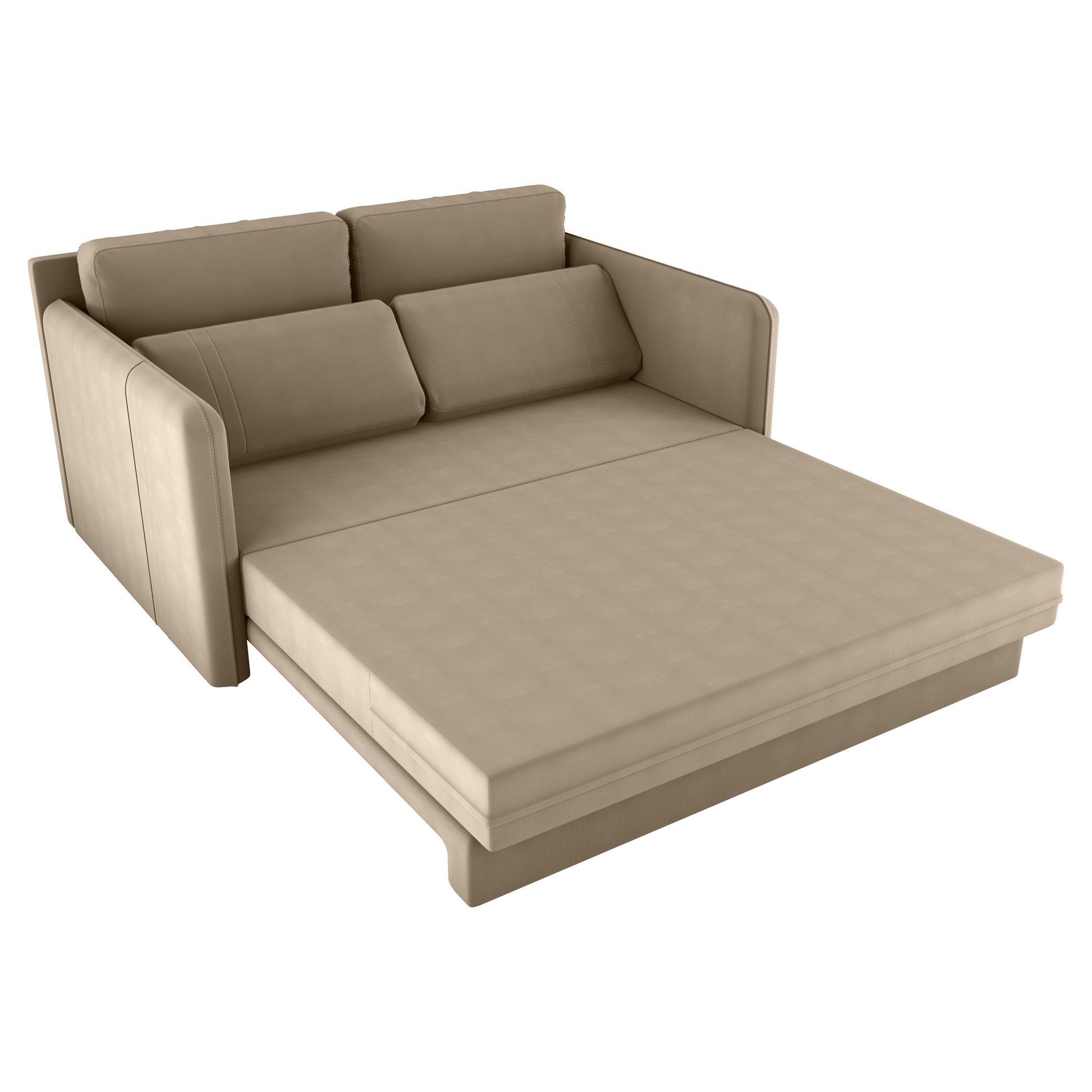 Sofá Cama Martina Suede Bege B251 – Matrix - 3