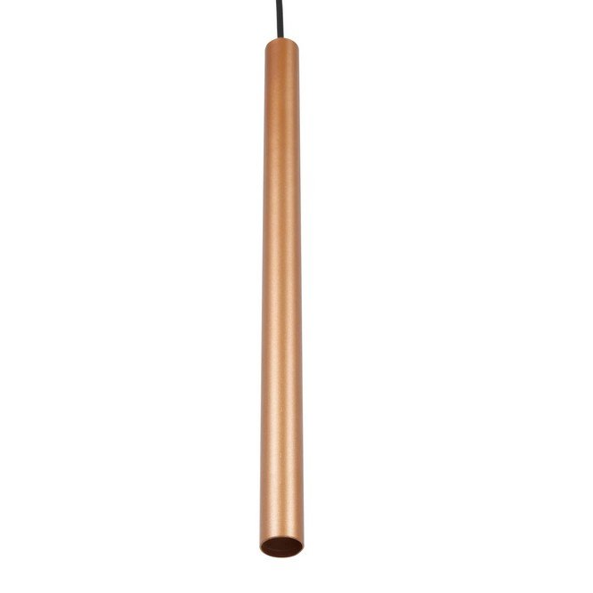 Pendente 1 Lâmpada Cobre Metal Tube Auremar - 2