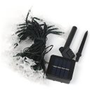 Ver imagem 1 de Cordão Leds Solar Lâmpadas Luzes Estrelas Amarela Natal 5m