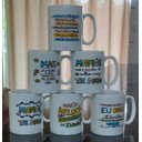 Ver imagem 1 de Jogo 6 Canecas 300ml Frases Mãe - Kit Porcelana - Decoração 1 Lado