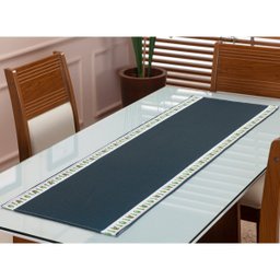 Caminho de Mesa Trilho Retangular Estampado 1,40 X 0,45 4 /6 Lugares Cozinha Sala Jantar Cactos - 1