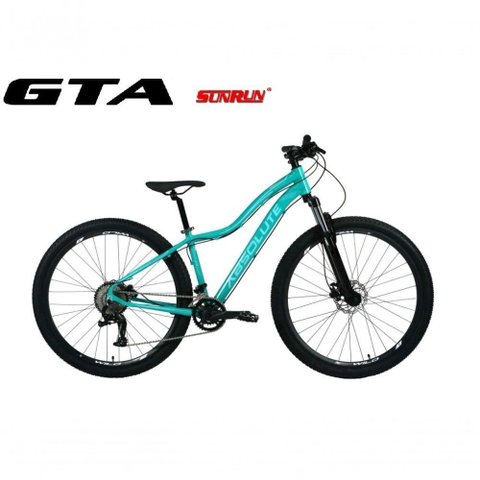 Bicicleta Aro 29 Absolute Hera Kit 2x9 Gta Sunrun Freio Disco K7 11/36 Pedivela 24/38d Garfo Trava