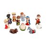 Presepio Natalino Infantil Enfeite Miniatura 11peças Resina Decoração - 1